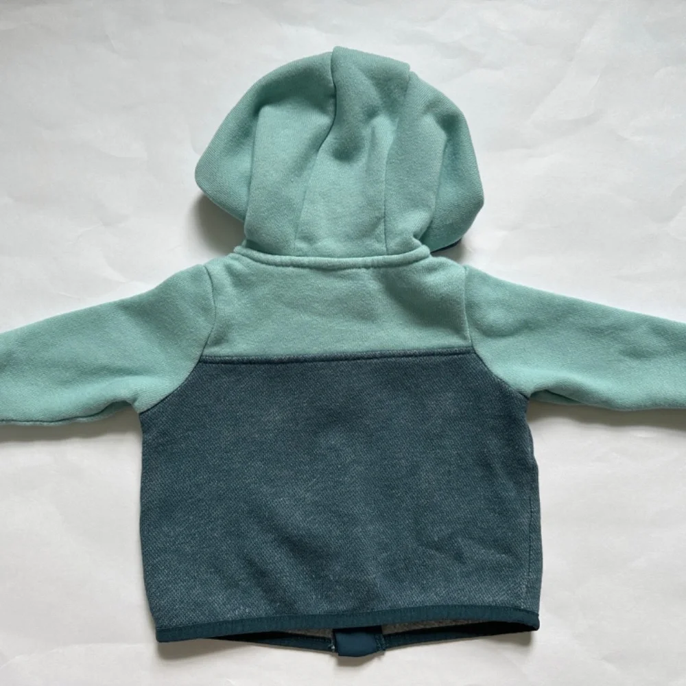 3 Piece Baby Boy Matching Set 3M Sweat Set & Onesie Blue Gray Fox